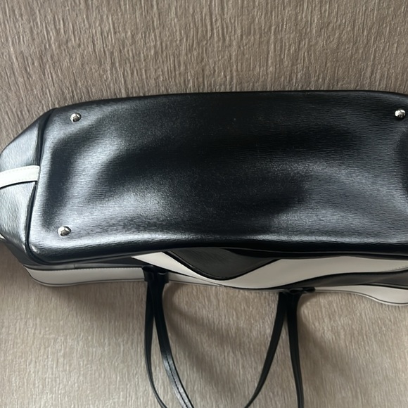 Ralph Lauren Black Label classy elegant black & white tote. - Picture 7 of 11